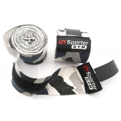 Sporter кистевые бинты (черный камуфляж) 002446 фото