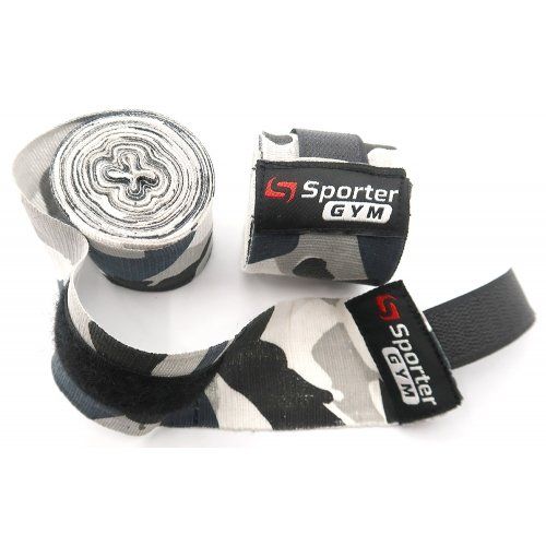 Sporter кистевые бинты (черный камуфляж) 002446 фото