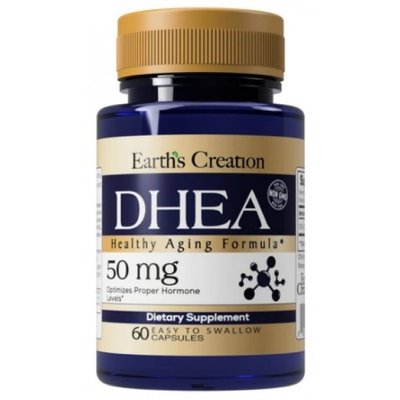 Earths Creation DHEA 50 mg 60 капс 002377 фото