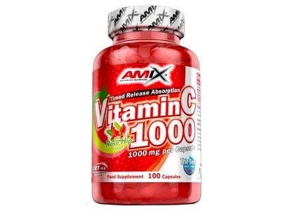 Amix C-Vitamin + Rose Hips 1000mg 100 веган капс 002401 фото