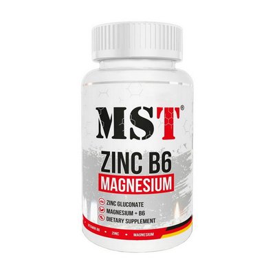 MST ZMB6 Zinc Magnesium B6 60 капс 001749 фото