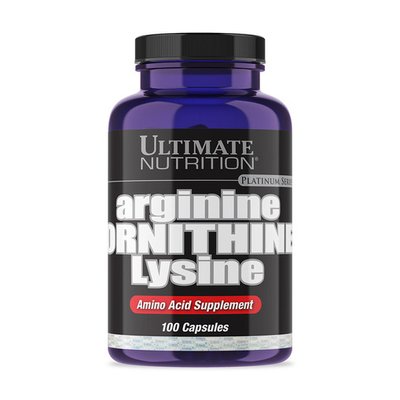 Ultimate Nutrition Arginine Ornithine Lysine 100 капс 001708 фото