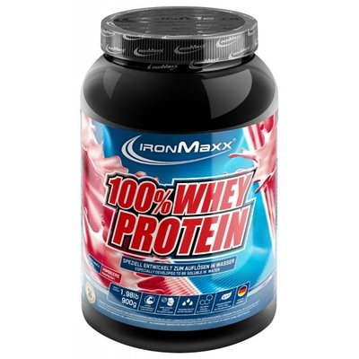 IronMaxx 100% Whey Protein 900 г 002554 фото