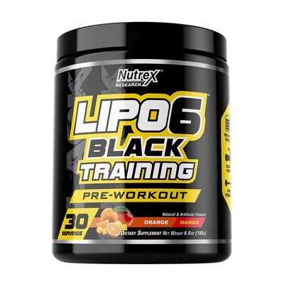 Nutrex Lipo 6 Black Training Pre-workout 201 г 001797 фото
