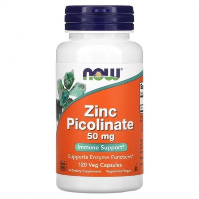 NOW Zinc Picolinate 50 mg 120 капс 001976 фото