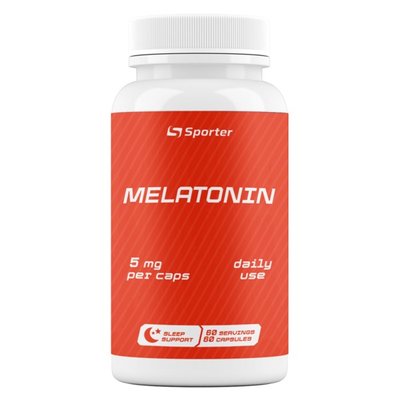 Sporter Melatonin 5 mg 60 капс 002175 фото