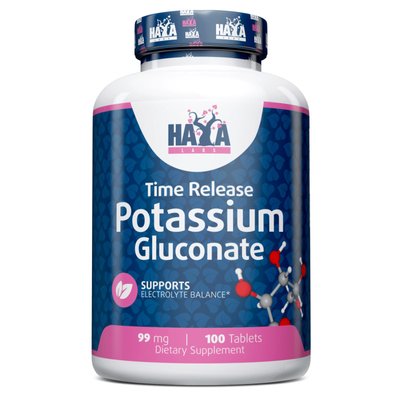 Haya Labs Potassium Gluconate 99 мг 100 таб 002221 фото
