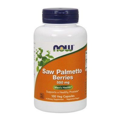 NOW Saw Palmetto Berries 550 mg 100 капс 001215 фото
