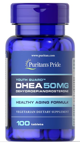 Puritans Pride DHEA 50 mg 100 таб 001336 фото