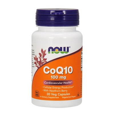 NOW CoQ10 100 mg 30 капс 001169 фото