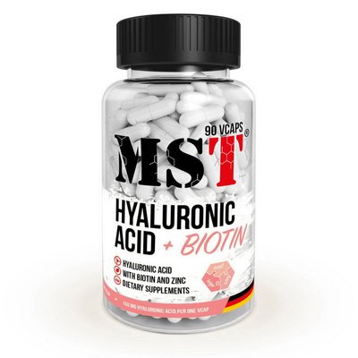 MST Hyaluronic Acid + Biotin 90 капс 001829 фото
