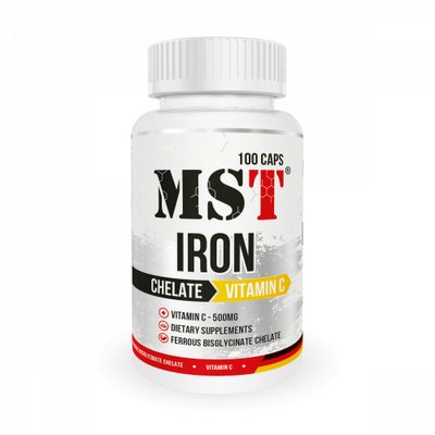 MST Iron Chelate + Vitamin C 100 капс 001825 фото