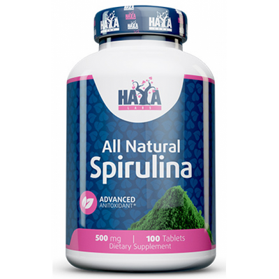 Haya Labs All Natural Spirulina 500 mg 100 таб 002209 фото