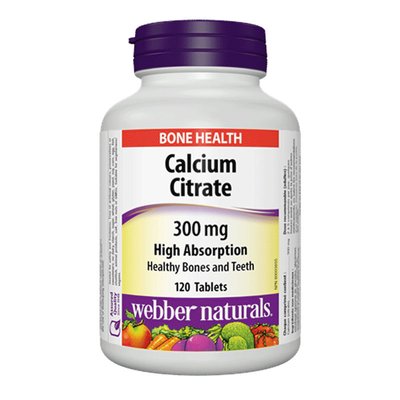 Webber Naturals Calcium Citrate 120 таб 001862 фото