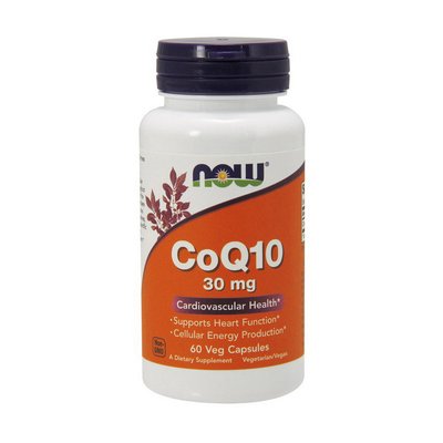 NOW CoQ10 30 mg 60 капс 001171 фото