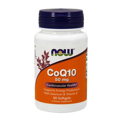 NOW CoQ10 50 mg 50 капс 001172 фото