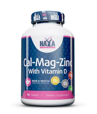 Haya Labs Calcium Magnesium & Zinc with Vitamin D 90 таб 002177 фото