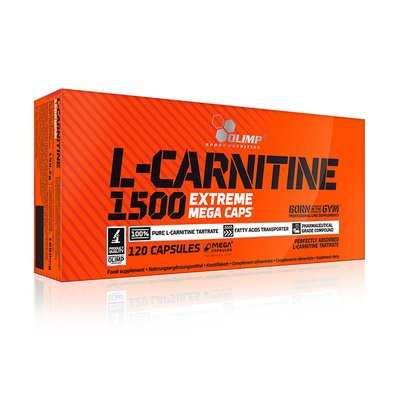 Olimp l-carnitine 1500 extreme 30 капс (блістер) 001651 фото