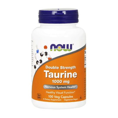 NOW Taurine 1000 mg 100 капс 001654 фото