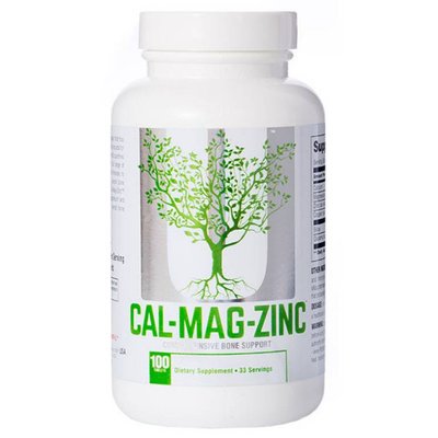 Universal Naturals Calcium Zinc Magnesium 100 таб 002274 фото