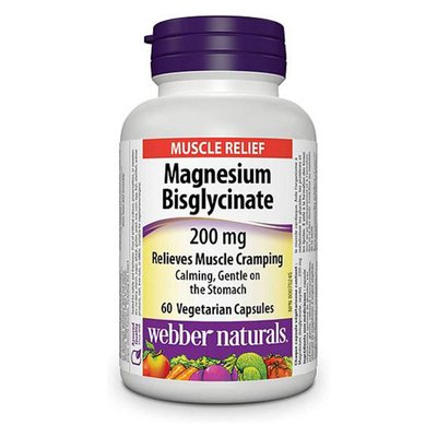 Webber Naturals Magnesium Bisglycinate 60 капс 001854 фото
