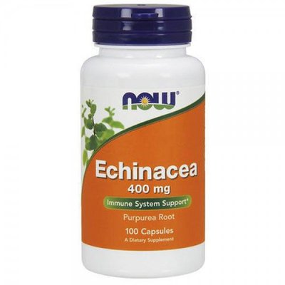 NOW Echinacea 400 мг 100 капс 002906 фото