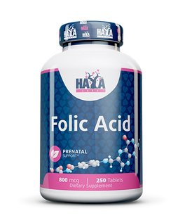 Haya Labs Folic Acid 800 mcg 250 таб 002179 фото