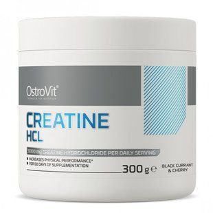 Ostrovit Creatine HCl 300 g - чорна смородина і вишня 4030 фото