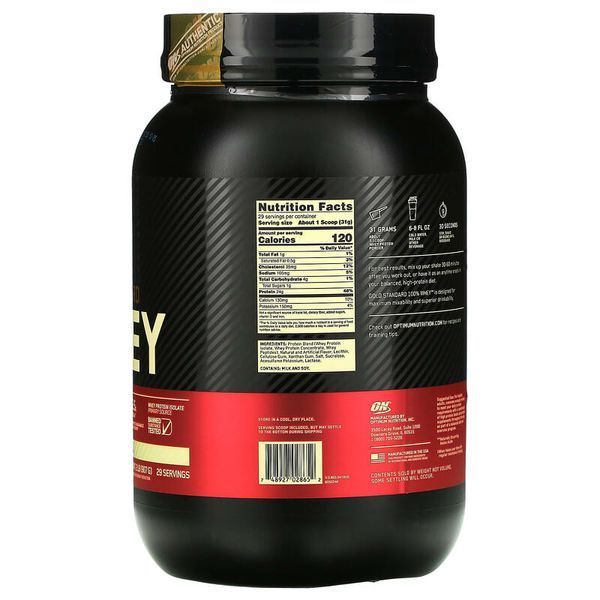 Optimum Nutrition 100% Whey Gold Standard 907 г 2714 фото