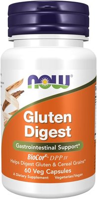 NOW Gluten Digest Enzymes 60 caps 03375 фото