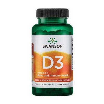 Swanson Vitamin D3 Highest Potency 5000 IU 250 капс 002132 фото