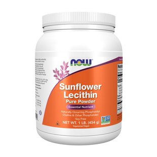 NOW Sunflower Lecithin Powder 454 г 03314 фото