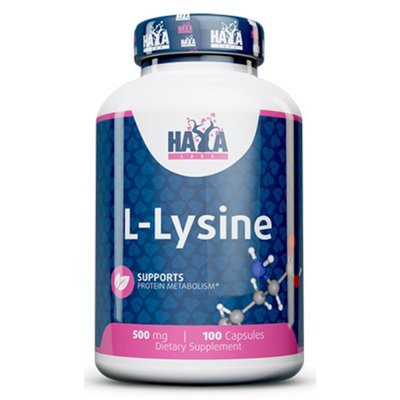 Haya Labs L-Lysine 500mg 100 капс 002220 фото