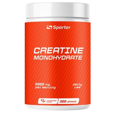 Sporter Creatine Monohydrate 300 г 002207 фото