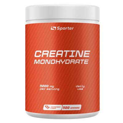 Sporter Creatine Monohydrate 500 г 002215 фото