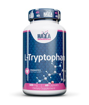 Haya Labs L-Tryptophan 500mg 60 капс 002189 фото