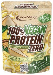 IronMaxx 100 % Vegan Protein Zero 500 g 4149 фото