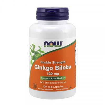 NOW Ginkgo Biloba 120 мг 100 капс 001793 фото