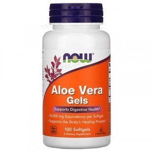 NOW Aloe Vera Gels 100 софтгель 3237 фото