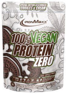 IronMaxx 100 % Vegan Protein Zero 500 g 4148 фото