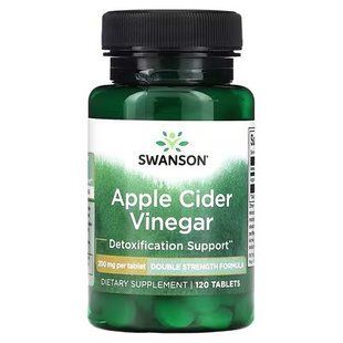Swanson Apple Cider Vinegar 200 mg 120 caps 4134 фото