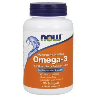 NOW Omega-3 Enteric Coated 90 гелевых капсул 2016 фото