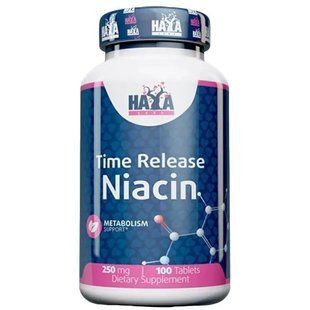 Haya Labs Time Release Niacin 250 mg 100 tab 3795 фото