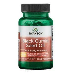 Swanson Black Cumin Seed Oil 60 caps 4087 фото