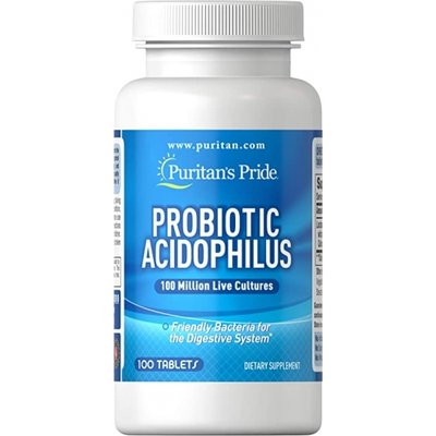 Puritans Pride Probiotics Acidophilus 90 таб 001480 фото