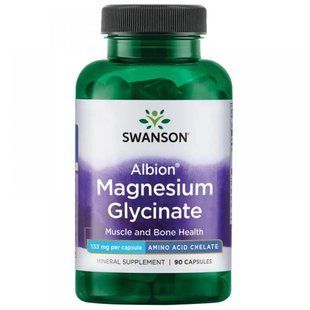 Swanson Magnesium Glycinate 90 caps 4135 фото