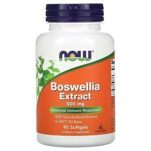 NOW Boswellia Extract 500 mg 90 softgels 4354 фото