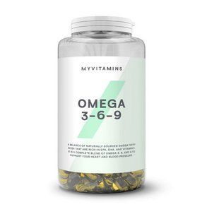 Myprotein Omega 3-6-9 120 гелевых капсул 1107 фото