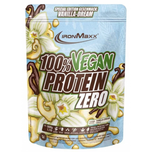 IronMaxx 100% Vegan Protein Zero vanilla dream 4138 фото