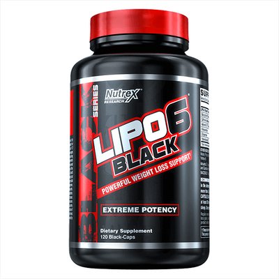 Nutrex Lipo-6 Black Powerfull Extreme Potency 120 капс 001759 фото